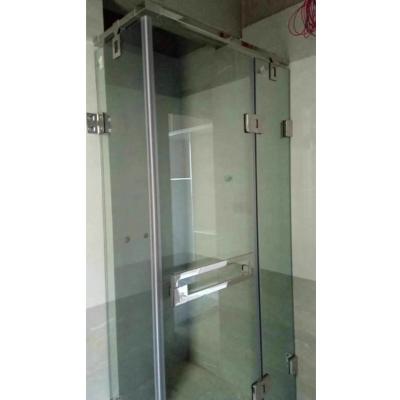 China Modern Square Door Shower Room Hardware Wholesale50 Glass Accessories for sale