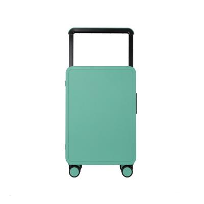 China 2023 High Quality New Design Trolley Case Travel Bags PC Luggage Set Colorful Wide Trolley Suitcase for sale