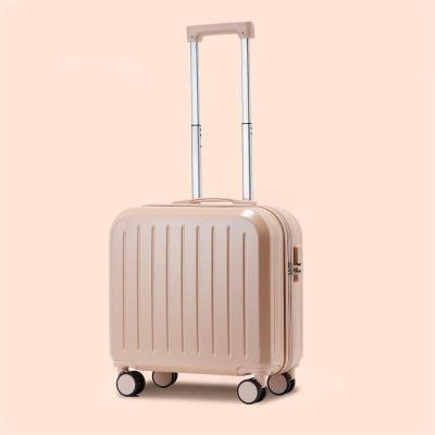 China Custom Cute Cup Holder Handbags Suitcase Trolley Cabin Travel Luggage Small for sale