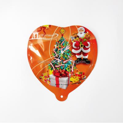 China new high quality 15cm Fashion Merry Christmas Self Inflated Self Inflating Balloon For Christmas Party Tree Decoration for sale