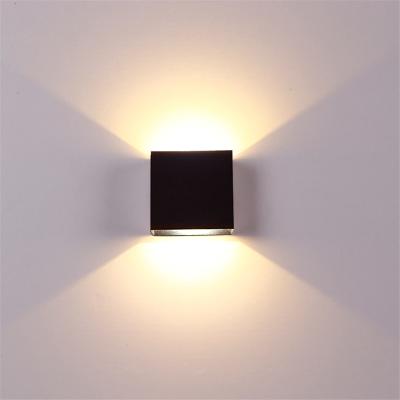 China Modern Indoor 6W LED Wall Lamp Through Aluminum Decorate Wall Sconce Bedroom LED Wall Light for sale