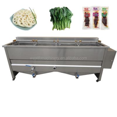 China Hotels High Efficiency Vegetable Fruit Blancher Steam Blanching Machine for sale