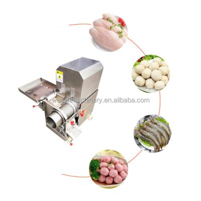 China Hotels Fish Boning Machine Fish Grinding Bone Meat Separator Separating Machine To Remove Bone Extracting Crab Shrimp Meat for sale