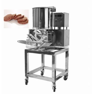 China Hamburger Patty Forming Machine Hot Selling Manual Hamburger Bread Cooking Machine Fast Food Hamburger Meat Pie Making Machine for sale