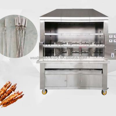 China Hotels Chicken Barbecue Oven Barbecue Rotisserie Grill Machine Price Rotating Chicken BBQ Machine Grill for sale