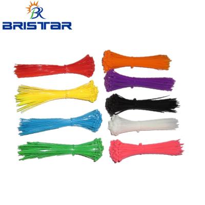 China Nylon plastic BRISTAR solar yellow blue optional mountable head PV mounting hole Nylon plastic cable zip ties self locking tie for sale