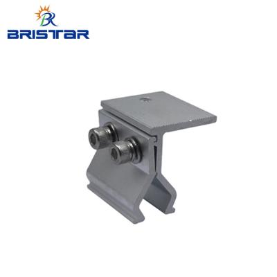 China Solar Panel Mounting System BRISTAR Aluminum Solar Mounting Panel Clamp Metal Clip Tin Roof PV Support Bracket for sale