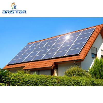 China Solar Panel Mounting System BRISTAR PV Bracket Production Equipment Tile Roof Solar Panel Mount Rack Structure for sale