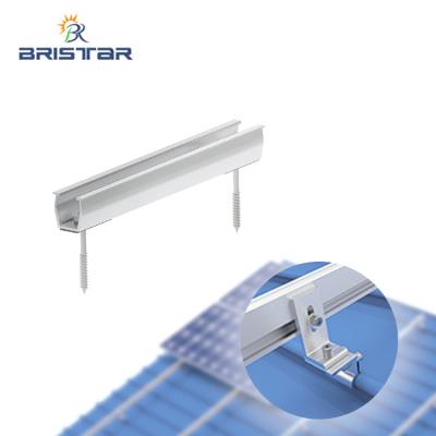 China Solar Mounting System BRISTAR Solar Panel Mounting Bracket Aluminum Rail Mini Rail for Roof PV for sale