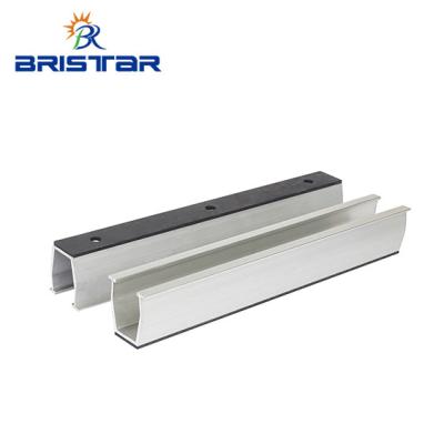 China Solar Mounting System BRISTAR Aluminum PV Installation Mini Short Rail Mounting Racking System Solar Panel Mounting Bracket for sale