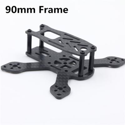 China Radio Control Toy DIY FPV Quadcopter Drone QAV-90L 90mm Pure Carbon Fiber Frame4mm Plate Pure Main Arms For T5045BN V2 Thruster for sale