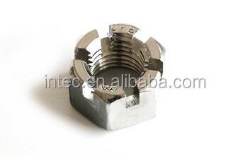 China Formed Stainless Steel Nut, Slotted Hex And Castle Nuts, Hex Slotted Nut, Hex Castle Nut/M6-M60 for sale