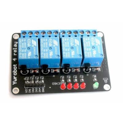 China Microcontroller Development Board 4 Channel Relay Expansion Board Support AVR/51/PICTURE Microcontroller Development Board for sale