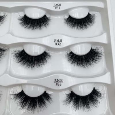 China Natural loop eyelashes wholsale seller customized boxes person lashes professional natural 3d false mink eyelashes for sale