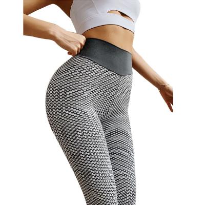 China European and American custom made multi-color fitness women's high waist hip lift yoga leggings breathable popo pants for sale