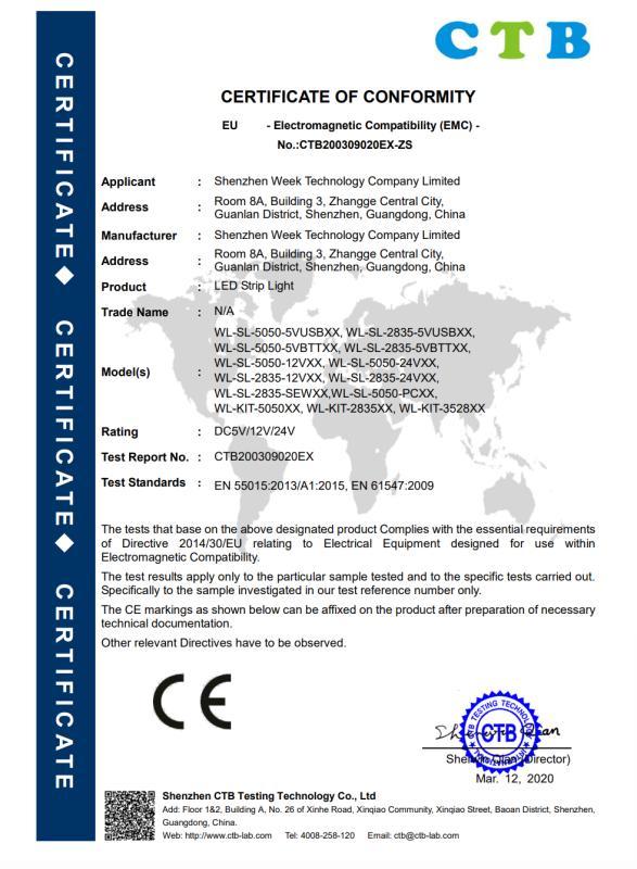 CE - Shenzhen Week Technology Company Limited