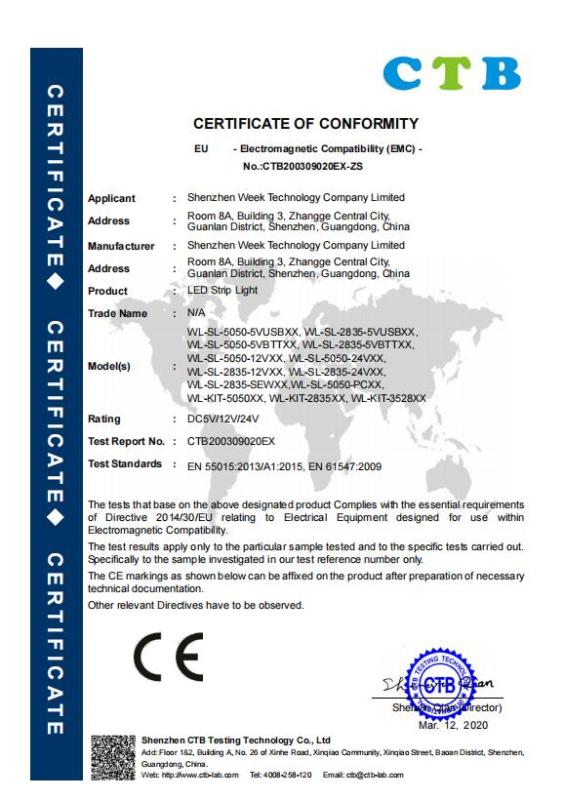 CE - Shenzhen Week Technology Company Limited