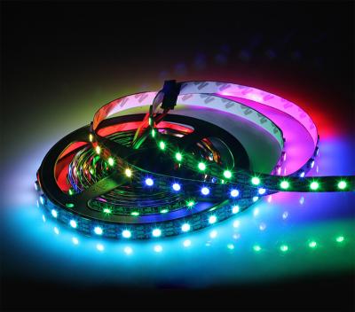 China DC 5V WS2812B LED LANDSCAPE Strip Light WS2812 5050 Pixel Smart Strips Individually Accessible for sale