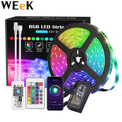 China LANDSCAPE 16.4ft Smart WiFi LED Strip Lights Work with Alexa Smart APP Control Music Timing Bedroom Ceiling Kitchen Bar Party for sale