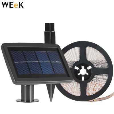 China Solar Powered LANDSCAPE RGB LED SMD2835 Strip Light Waterproof Warm White IP65 Daylight White For Garden Landscape for sale