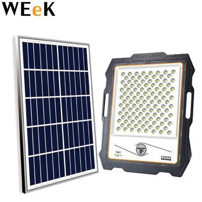 China 300W LED LANDSCAPE Wall Street LED Solar Powered Outdoor Flood Light Waterproof Garden Flood Light for sale