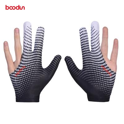 China Best Price Men BD0912J Billiard Gloves OEM Accept Comfortable Breathable Billiard Accessories Gloves Factory In China for sale