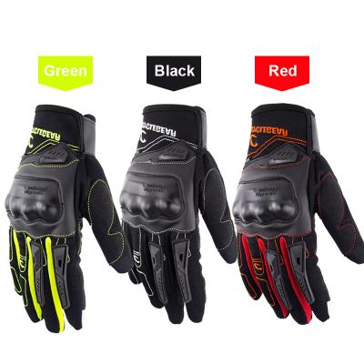 China Custom 2027 Five Finger Full Finger Motorcycle Gloves Motorcycle Gloves Racing Screen Touch Cycling Racing Gloves for sale