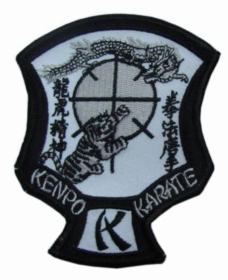 China Vintage Ed Parker Kenpo Karate Martial Arts Center Jacket Viable Gi Patch Crest for sale