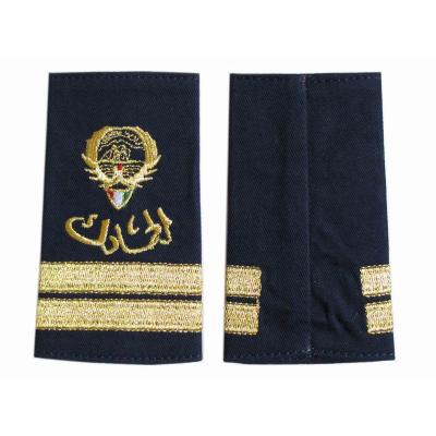 China Embroidered logo embroidery epaulette for sale