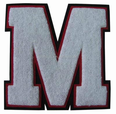 China SUSTAINABLE LETTER JACKET 2 LETTER FLASHED OR CRAWLER PATCH LATCHING DOUBLE FELT for sale