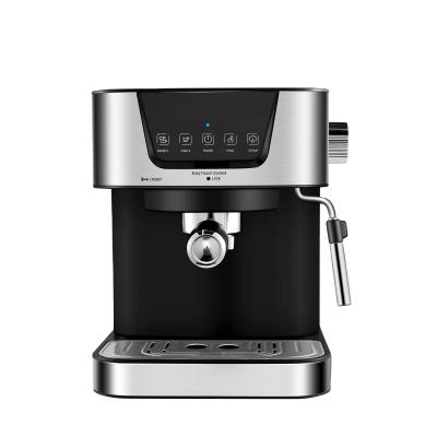 China 15 Bar Stainless Steel Commercial Touch Screen Press Coffee Maker Manual Espresso Coffee Machine 15bar Pump for sale