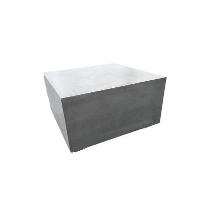 China Simple Design Cement Industry Style Modern Square Cement Outdoor Concrete Garden Coffee Table for sale