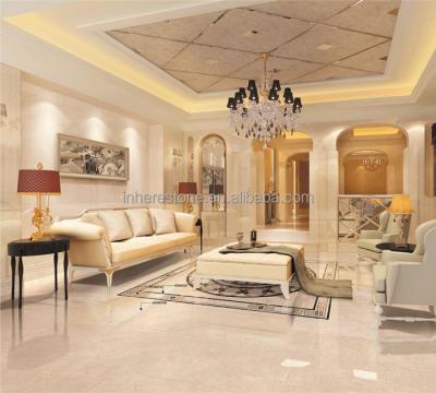 China Crema Marfil Modern Marble Flooring Marble Border High Quality Marble Design for sale