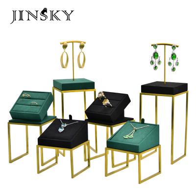 China JINSKY Fashionable Jewelry Display Stand Holder for Earring Ring Pendant Jewelery Showcase Organizer for sale