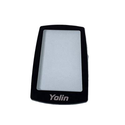 China Silk Screen Printed PC PVC PMMA Custom Acrylic Lens With Clear Window Lens for sale