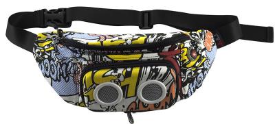 China B-14 Mp3 Speaker Bag FM  Voice Amplifier Bag , audio Fashion Waist Bag for sale