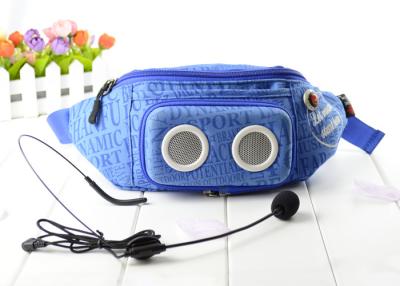 China Sky Blue Waist Belt Bag letter pattern 800 Mah Lithium Battery radio  BM-30 for sale