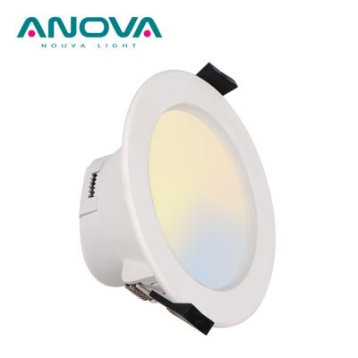 China Australian Standard Downlights Modern Australian Standard Downlights Smart Recessed 9 Watt Saa Color Adjustable Triac Led Downlight for sale