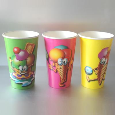 China Various Design Disposable Printed Cold Drink Paper Cups For Party Use for sale