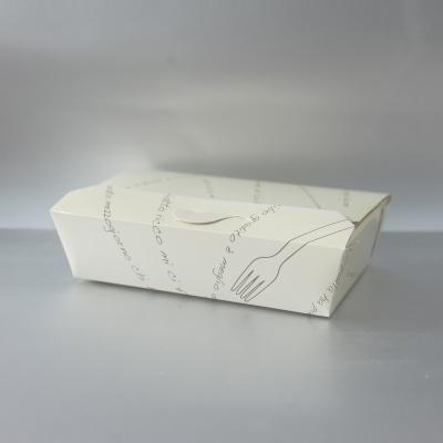 China Custom Disposable Disposable Take Out Cardboard Box for sale