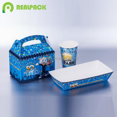 China Disposable Wholesale Custom Design Food Packaging Box With Logo for sale