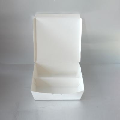 China Disposable Popular Fast Food Packaging Paper Box With Four Compartment Food Storage Box for sale