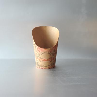 China Disposable Printed French Fries Cup Container for sale