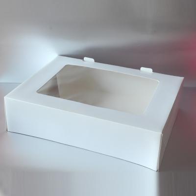 China White Cake Boxes Paper Disposable Plain Cake Boxes for sale