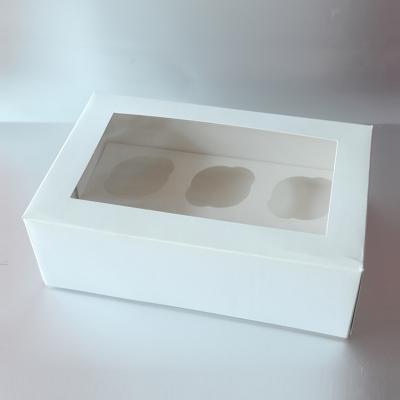 China Disposable Hole Cake Box One Hole Cake Box One Four Six Hole Cake Box for sale