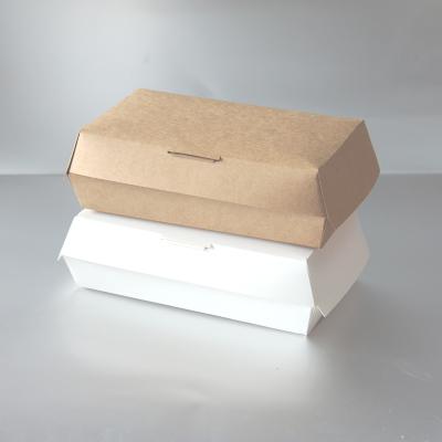 China High Quality Disposable Food Container Paper Hamburger Box Store for sale