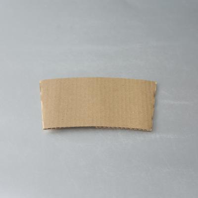 China Wholesale Disposable Kraft Paper Cup Disposable Sleeve For Coffee Drink for sale