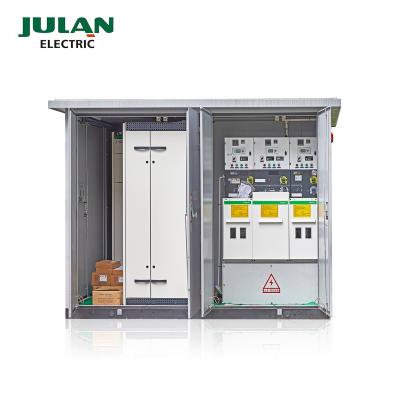 China Outdoor Electric Power Transmission LV 12kv Transformer Substations Compact Electric Power Substation Equipment Box Shaped Substations for sale