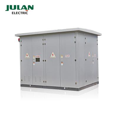 China Electric Power Transmission 10kV 12kV Yb1-12 European Compact Transformer Power Preinstalled Type Chamber Substation For Transmission Substation for sale