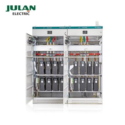 China Automatic Intelligent Phase Compensation APFC Panel Capacitor Reactive Low Voltage Electric Power Transmission Electrical Compensation Cabinet for sale